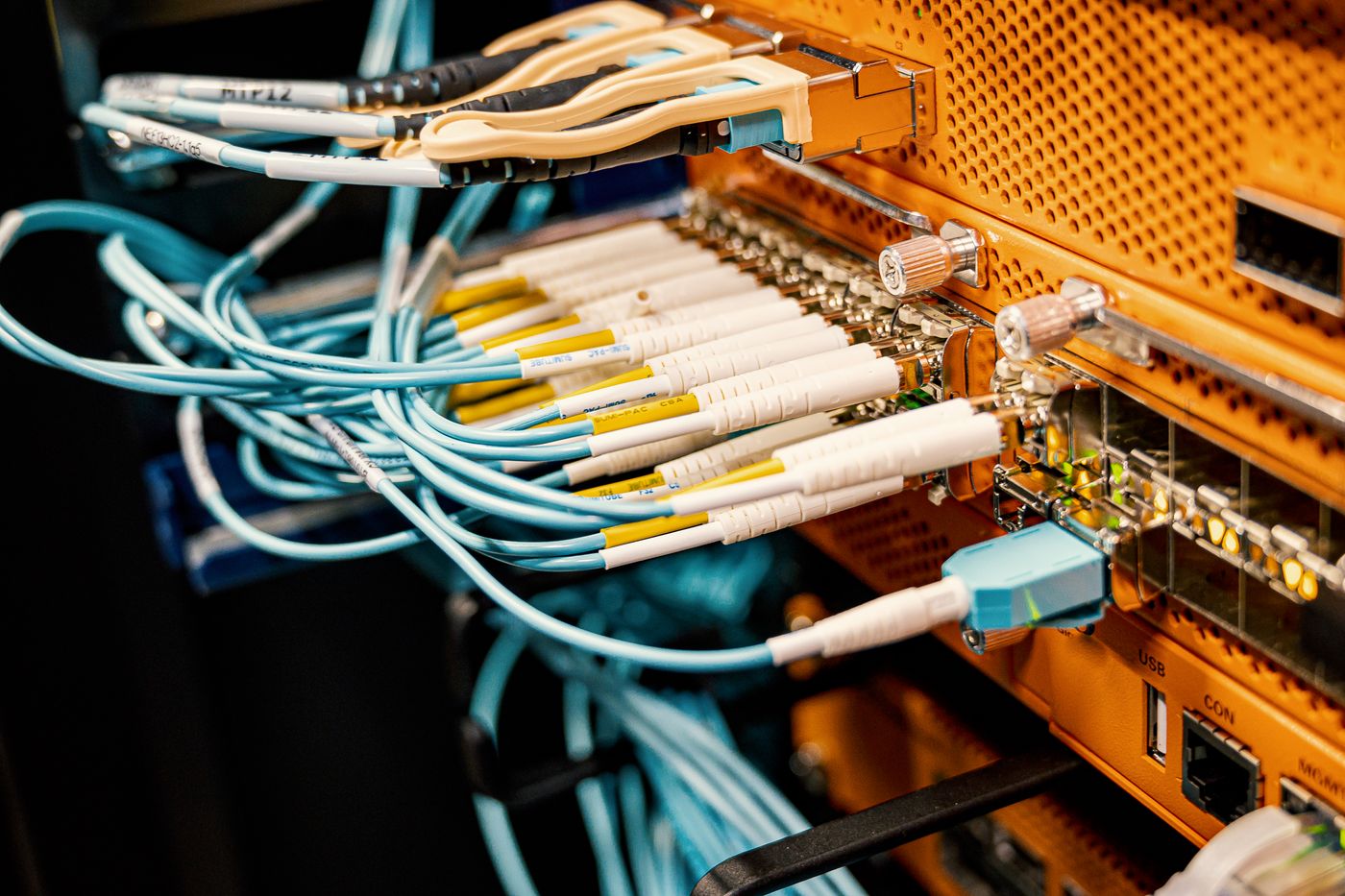 Organized network cabling